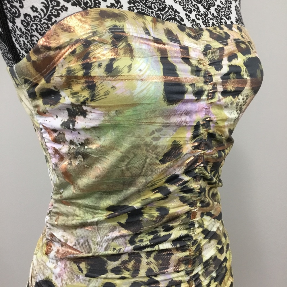 Daytrip Snakeskin & Cheetah Tube Top/Dress M - Picture 7 of 8